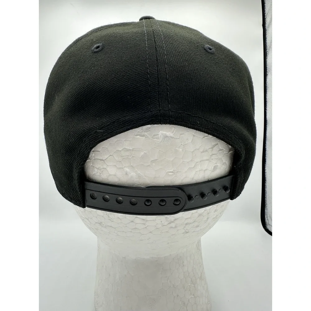 Seattle Mariners New Era 9FIFTY Snapback Hat Black On Black MLB Cap